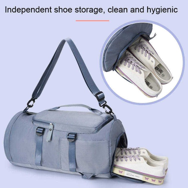 Multifunctional Travel Backpack Large Capacity Portable Drum Bag Sports Bag(Grey)