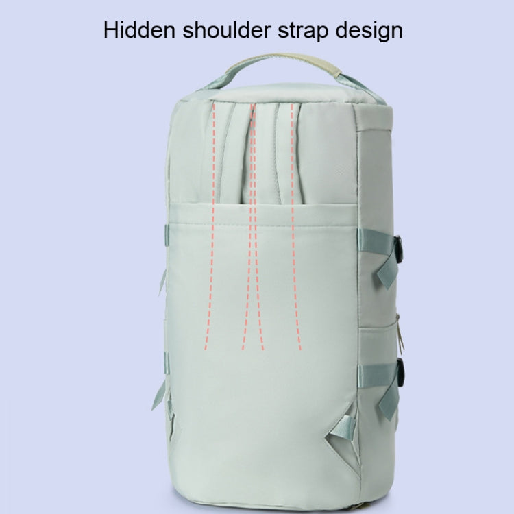 Multifunctional Travel Backpack Large Capacity Portable Drum Bag Sports Bag(Pink)