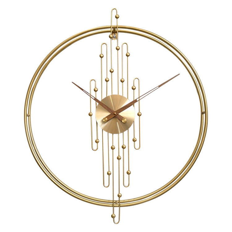 YX0801 Simple Art Living Room Background Wall Decoration Clock Mute Wall Clock, Color: 60cm Gold