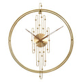 YX0801 Simple Art Living Room Background Wall Decoration Clock Mute Wall Clock, Color: 60cm Gold
