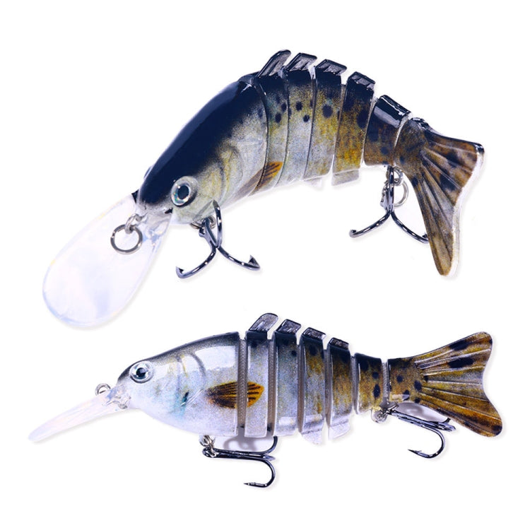 HENGJIA JM065 12cm Luya Fishing Gear Bait Multi-Section Fish Sinking Lure(10)