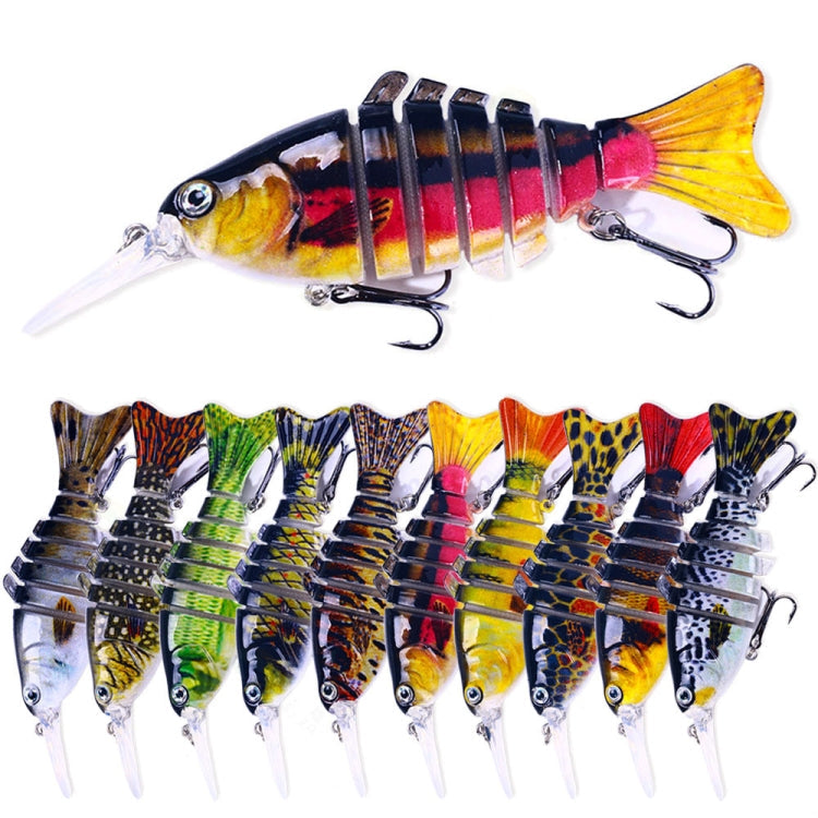 HENGJIA JM065 12cm Luya Fishing Gear Bait Multi-Section Fish Sinking Lure(6)