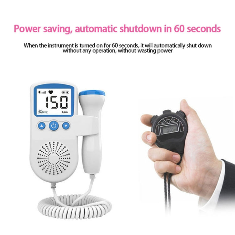 B3 Home Doppler Ultrasound Handheld Fetal Heart Pregnant Women Fetal Heart Monitor(Green)