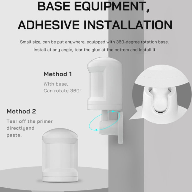 Tuya Smart App ZigBee Human Wireless Motion Infrared Sensor Detector