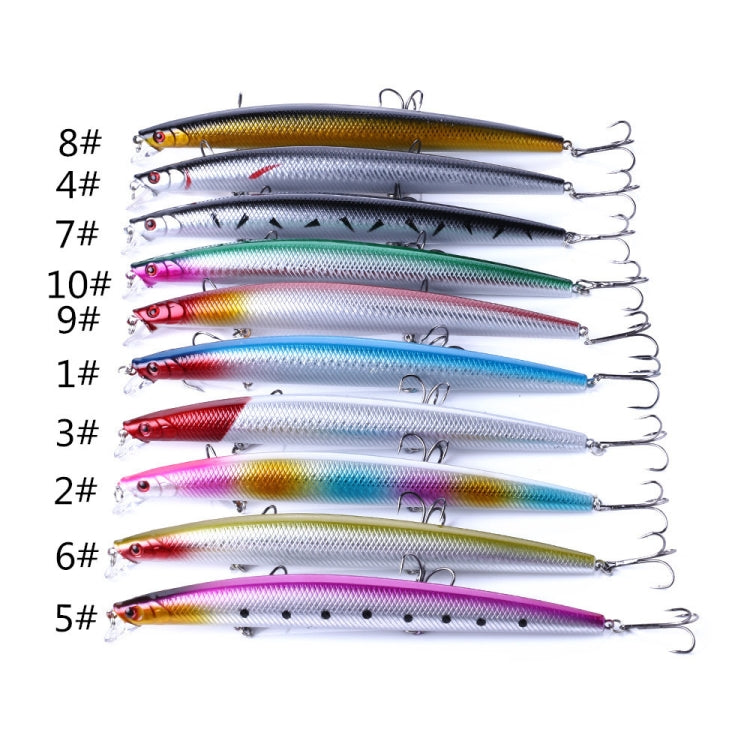 HENGJIA MI101 18cm 26g Long-distance Casting Sea Fishing Fake Lures Minnow Baits, Color: 6