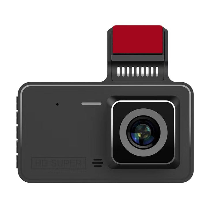 XH-V2 4 Inches Driving Recorder HD Night Vision Free Installation Dash Camera, Style: Touch Model(Single Record)