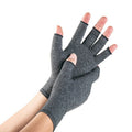 Outdoor Half Finger Joint Care Compression Cycling Gloves, Size: S(Gray)