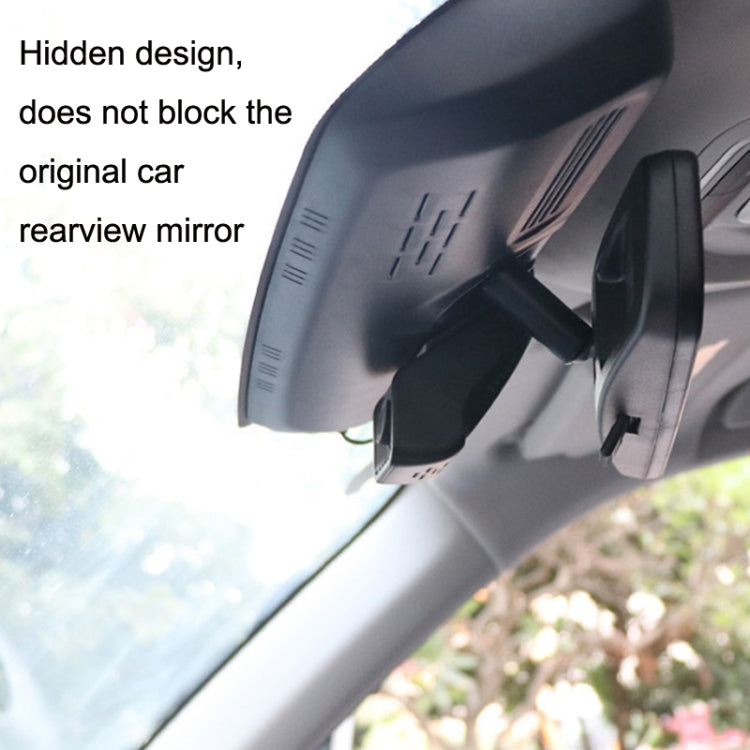 M1 Hidden Driving Recorder WiFi Phone Connecting Car Parking Monitoring 1080P HD Recorder(Without Button+USB Long Line)