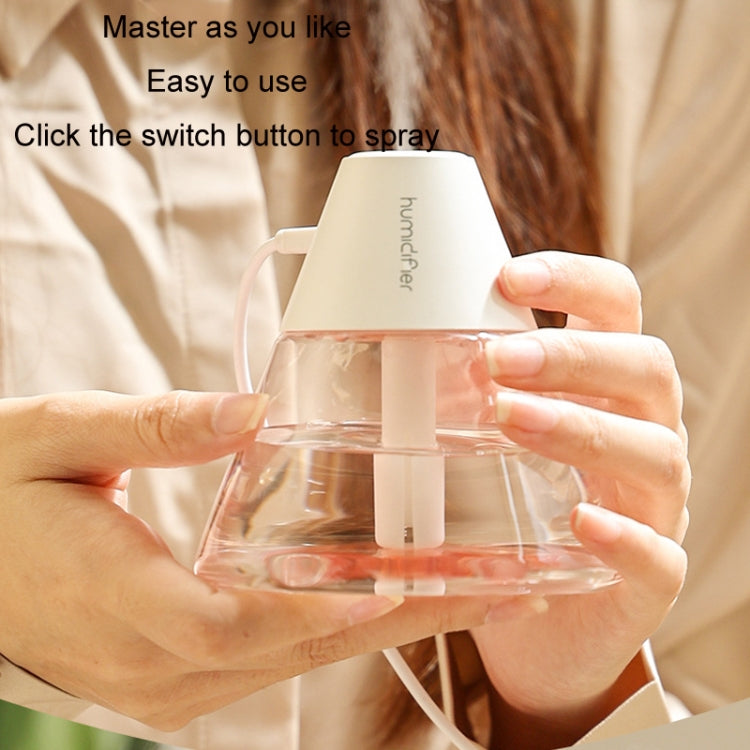 Household Desktop Mini Volcano Humidifier Air Purifier(Black)