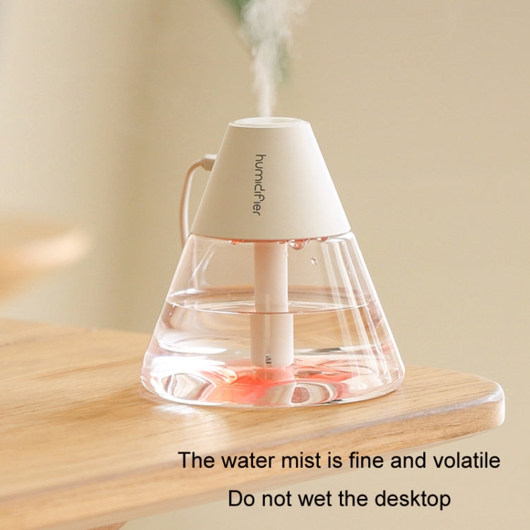 Household Desktop Mini Volcano Humidifier Air Purifier(Black)