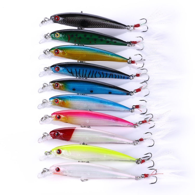HENGJIA MI094 Simulation Laser Fake Lures Minnow Fishing Baits, Color: 2