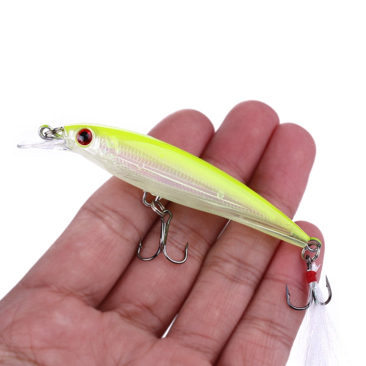 HENGJIA MI094 Simulation Laser Fake Lures Minnow Fishing Baits, Color: 10
