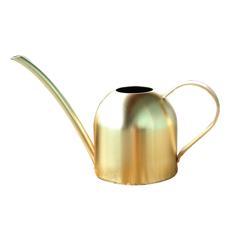 450ML Stainless Steel Long Mouth Gardening Watering Pot(Sand Gold)