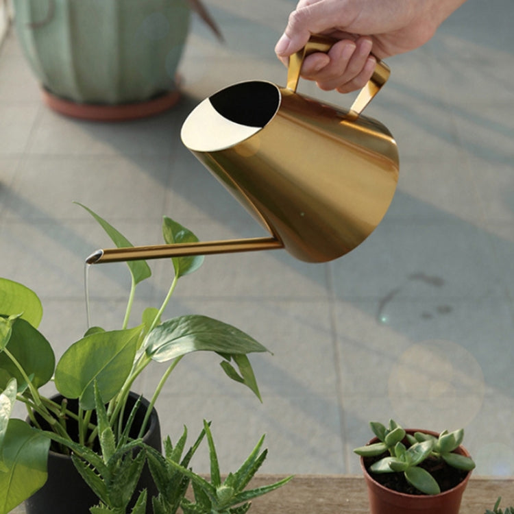 Household Gardening Stainless Steel Long Spout Watering Pot, Size: 1500ML(Bronze)