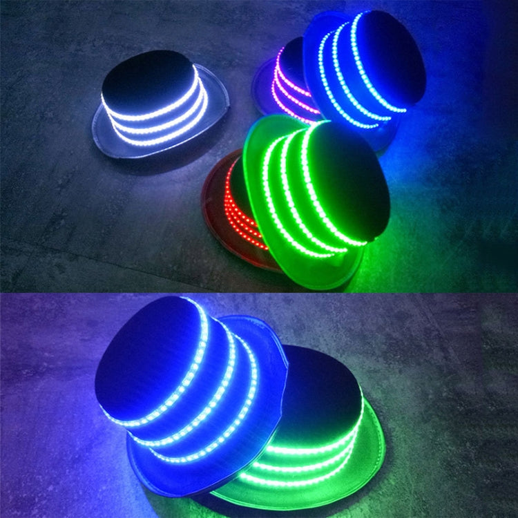 00068 LED Bar Luminous Jazz Hat Stage Magic Show Props, Color: White