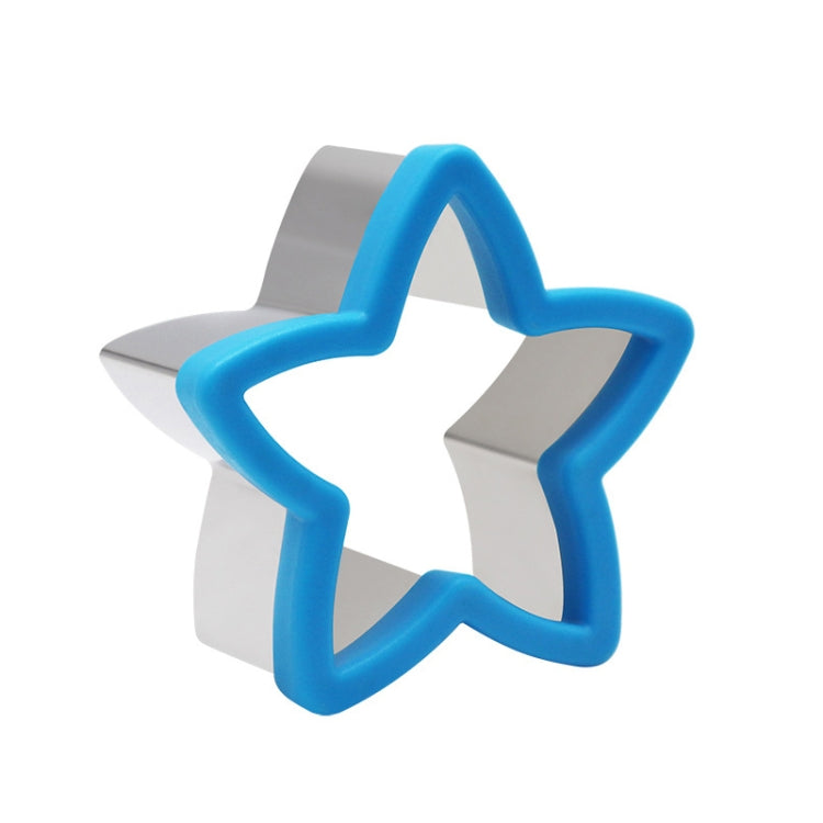 Stainless Steel Sandwiches Bread Cutting Model With Guards Fruits Vegetable Cookie Mould, Size: Large Star(Color Random Delivery)