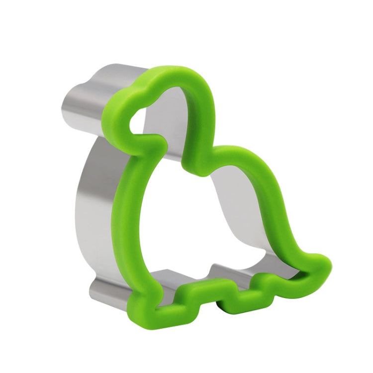 Stainless Steel Sandwiches Bread Cutting Model With Guards Fruits Vegetable Cookie Mould, Size: Large Dinosaur(Color Random Delivery)