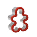 Stainless Steel Sandwiches Bread Cutting Model With Guards Fruits Vegetable Cookie Mould, Size: Large Gingerbread Man(Color Random Delivery)