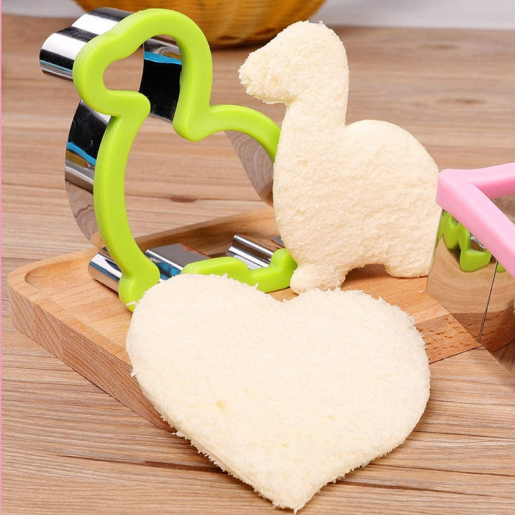 Stainless Steel Sandwiches Bread Cutting Model With Guards Fruits Vegetable Cookie Mould, Size: Large Gingerbread Man(Color Random Delivery)