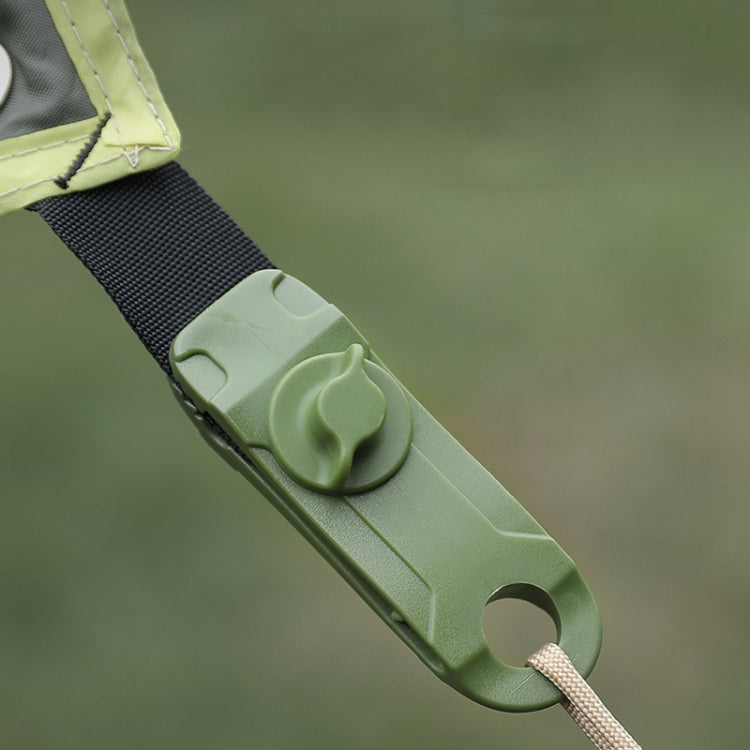 Tent Additional Pull Point Shark Clips Outdoor Camping Canopy Windproof Clip(Dark Green)