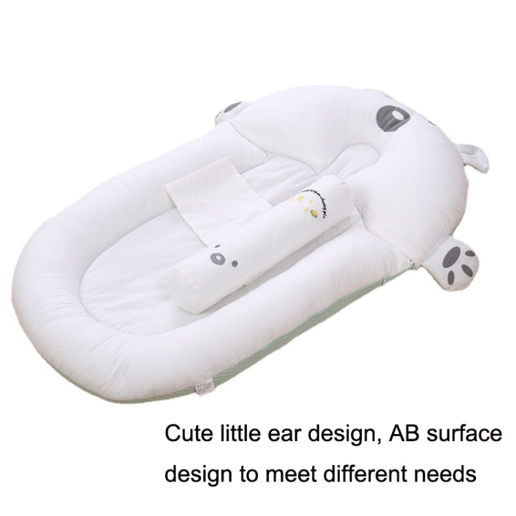 Newborn Baby Anti-startle Landing Wake-up Sleeping Cushions Spitting Milk Slope Pad(Sky Silk Green)