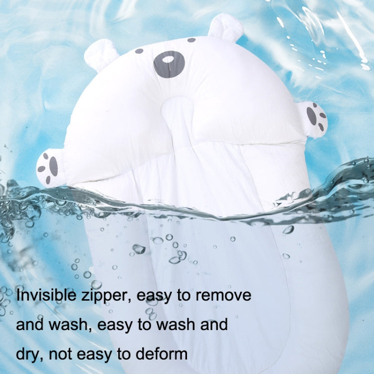 Newborn Baby Anti-startle Landing Wake-up Sleeping Cushions Spitting Milk Slope Pad(Bean Velvet Pink)