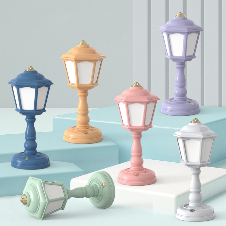 GIVELONG Retro Table Lamp USB Charging Small Night Light, Style: 320-5 Purple