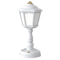 GIVELONG Retro Table Lamp USB Charging Small Night Light, Style: 320-6 White