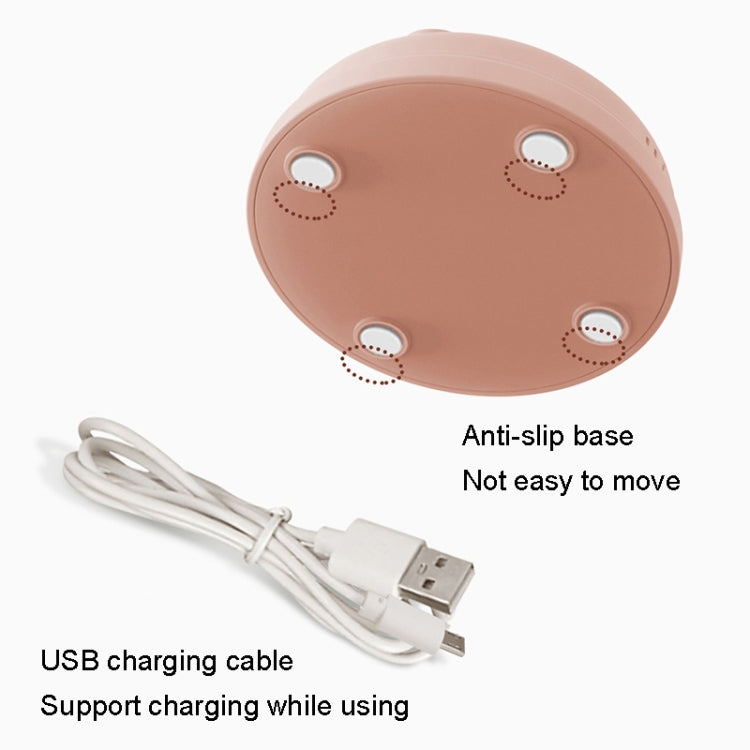 GIVELONG Retro Table Lamp USB Charging Small Night Light, Style: 320-6 White