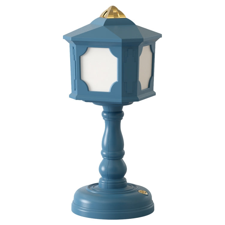 GIVELONG Retro Table Lamp USB Charging Small Night Light, Style: 321-3 Blue