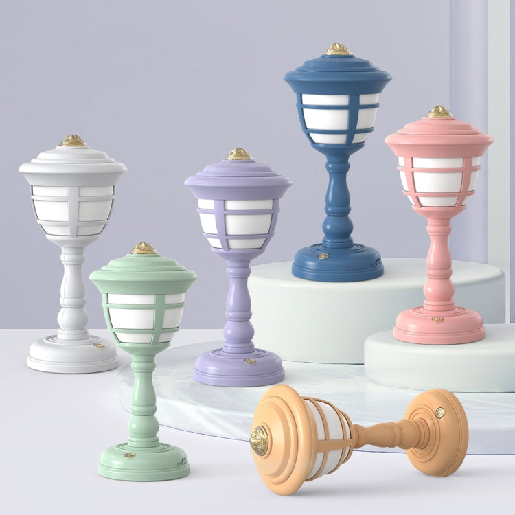 GIVELONG Retro Table Lamp USB Charging Small Night Light, Style: 322-1 Red