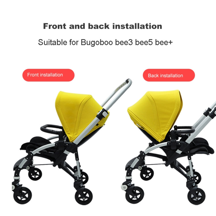 For Bugaboo Bee 3 Bee 5 Bumper Bar Handrest Armrest Stroller Accessories(Leather)