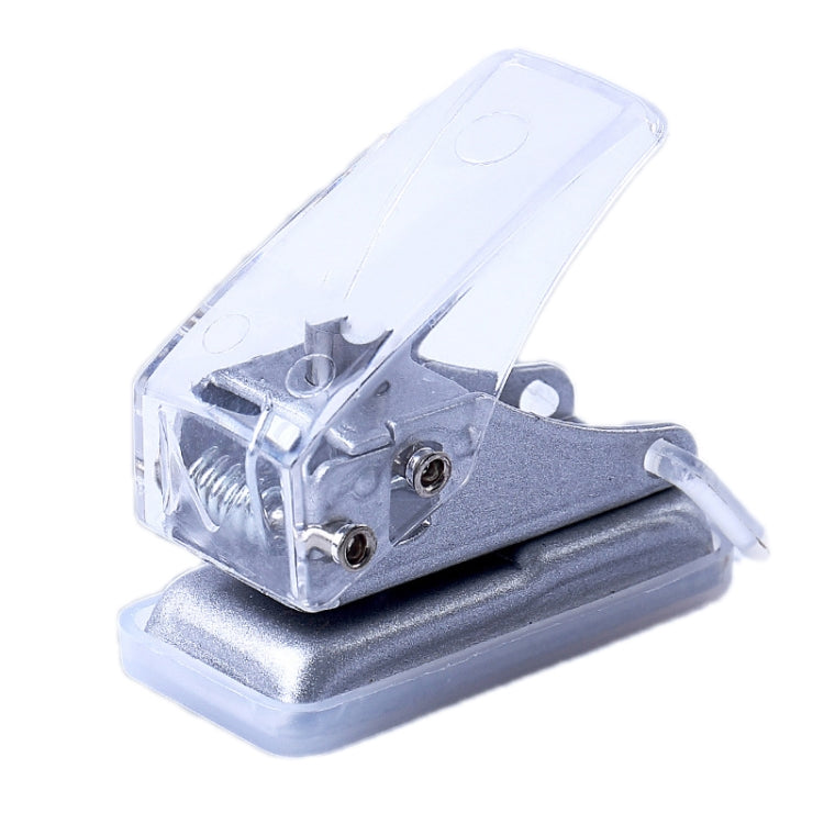 kw-trio 92A0 10 Pages Single Hole Mini Loose Leaf Puncher(Transparent)