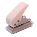 kw-trio 92A0 10 Pages Single Hole Mini Loose Leaf Puncher(Pink)