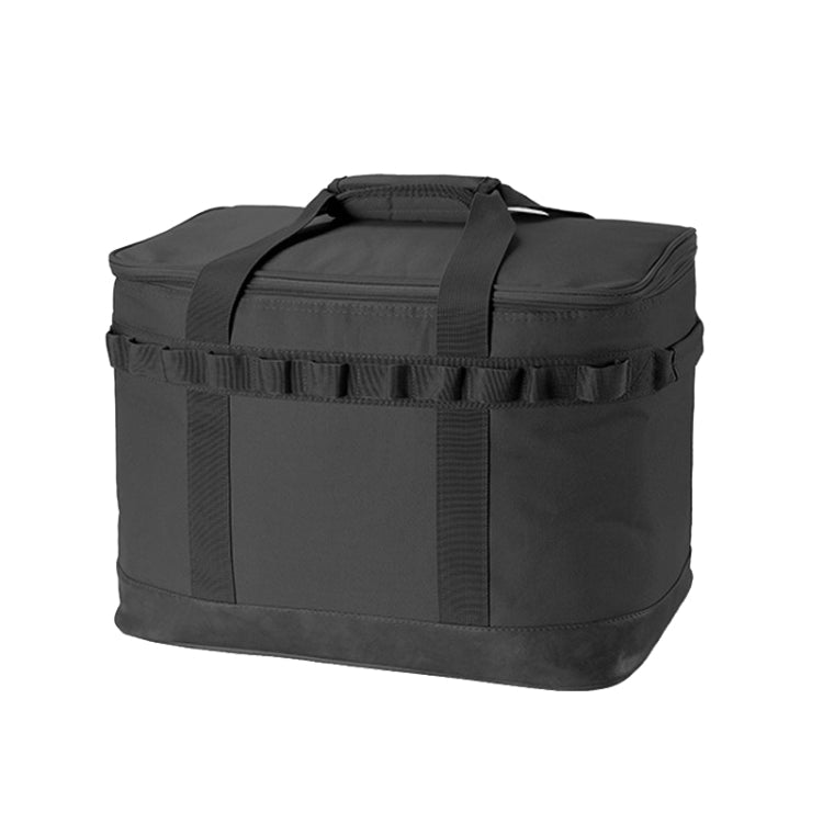 Camping Waterproof Tableware and Kitchenware Storage Bag Multifunctional Picnic Bag(Classic Black)