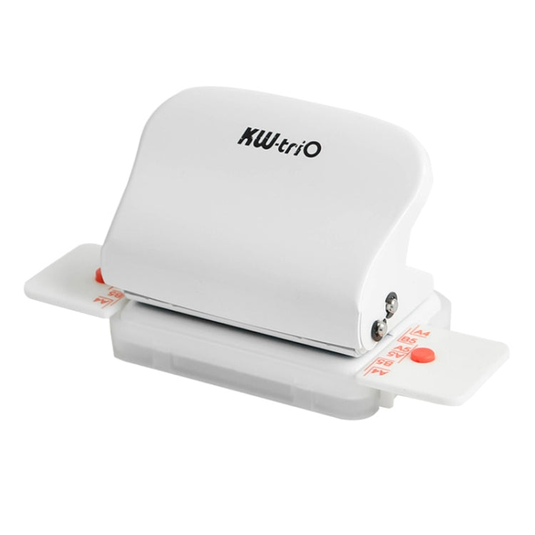 KW-TRIO 99h9 6 Holes A4 B5 Student Handmade Paper Hole Puncher(White)