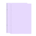 5sets Frosted Loose-Leaf Book Cover DIY Hand Book Cover, Size: A4(Purple)