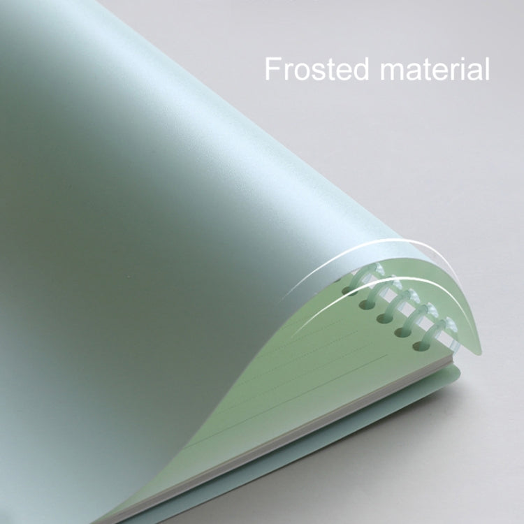 5sets Frosted Loose-Leaf Book Cover DIY Hand Book Cover, Size: A4(Coral Blue)