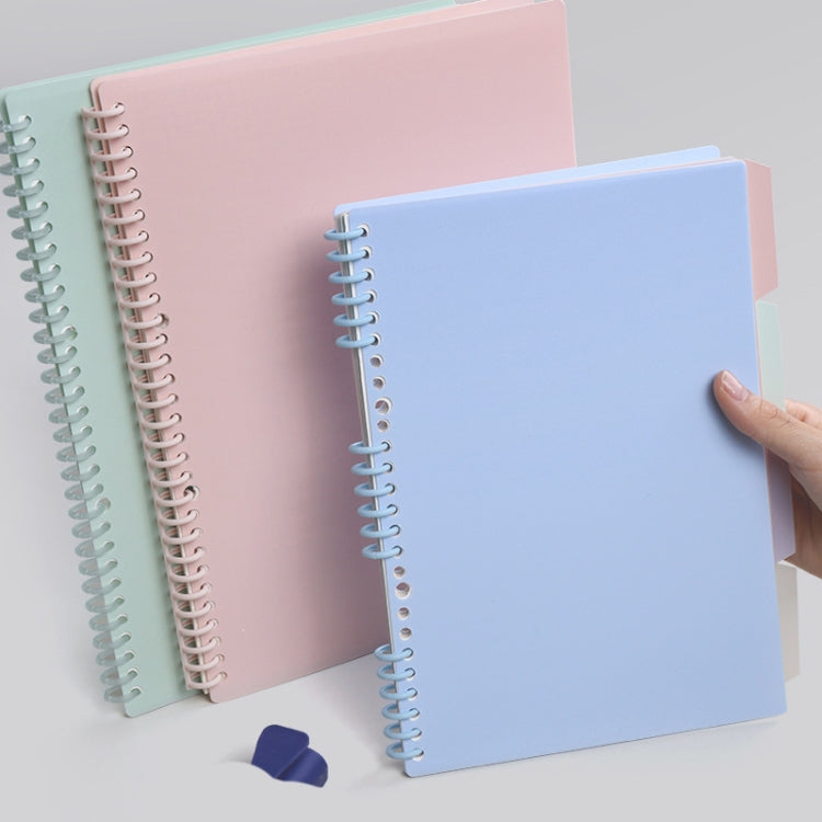 5sets Frosted Loose-Leaf Book Cover DIY Hand Book Cover, Size: A4(Blue)