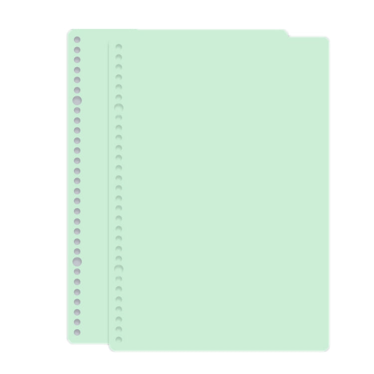 5sets Frosted Loose-Leaf Book Cover DIY Hand Book Cover, Size: B5(Green)