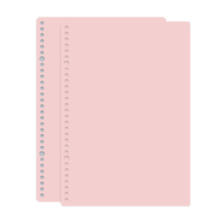 5sets Frosted Loose-Leaf Book Cover DIY Hand Book Cover, Size: B5(Pink)