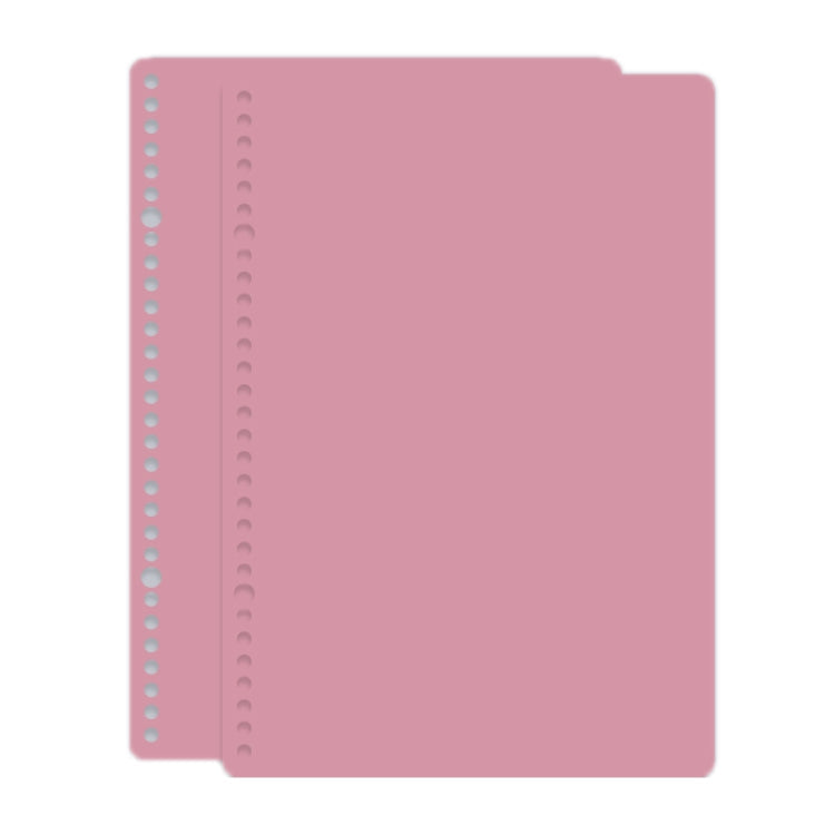 5sets Frosted Loose-Leaf Book Cover DIY Hand Book Cover, Size: B5(Lotus Color)