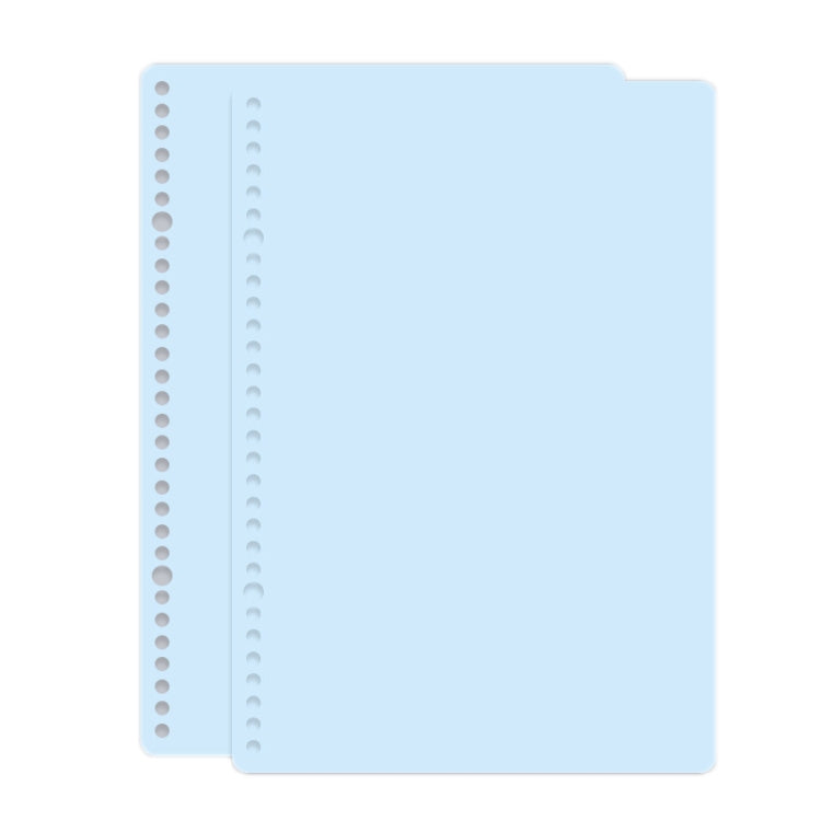 5sets Frosted Loose-Leaf Book Cover DIY Hand Book Cover, Size: A5(Blue)