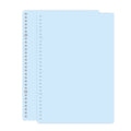 5sets Frosted Loose-Leaf Book Cover DIY Hand Book Cover, Size: A5(Blue)