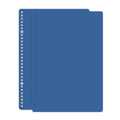 5sets Frosted Loose-Leaf Book Cover DIY Hand Book Cover, Size: A5(Coral Blue)