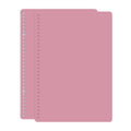 5sets Frosted Loose-Leaf Book Cover DIY Hand Book Cover, Size: A5(Lotus Color)