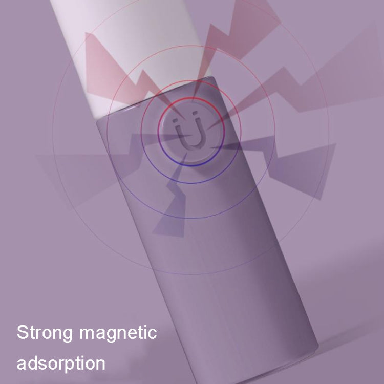 GIVELONG Handheld Mini Magnetic Lamp LED Intelligent Infinity Button Type Desk Lamp(Purple)