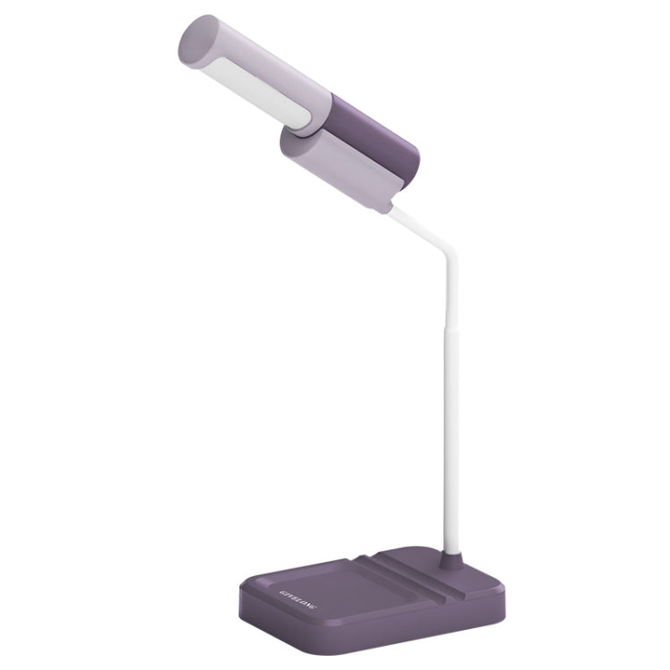 GIVELONG USB Charging Desktop Light Magnetic Base Removable Simple Eye Protection Portable Lamp(Purple)