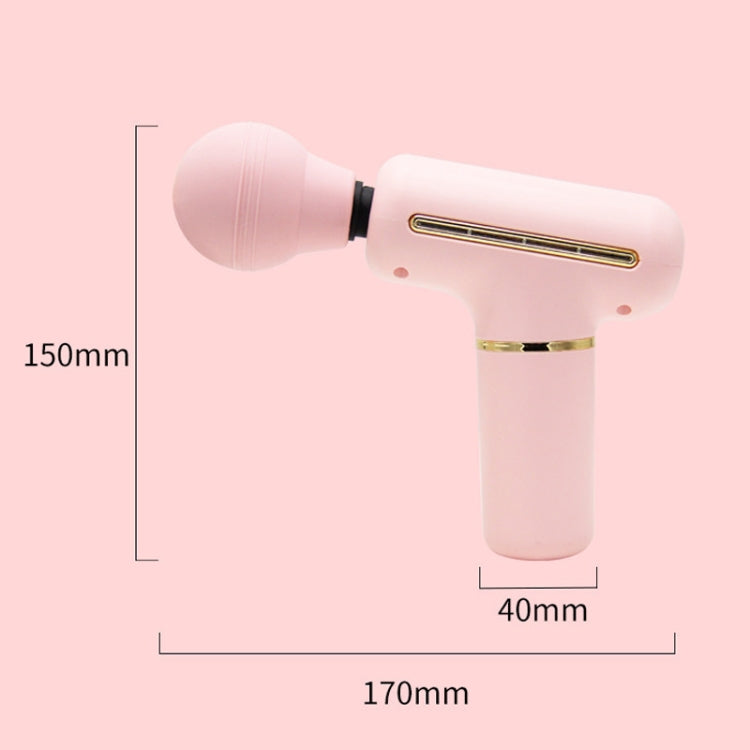 ZD8889 Mini Fascia Device Muscle Relaxation Massage Stick Handheld Vibration Portable Massager Gun(Blue)