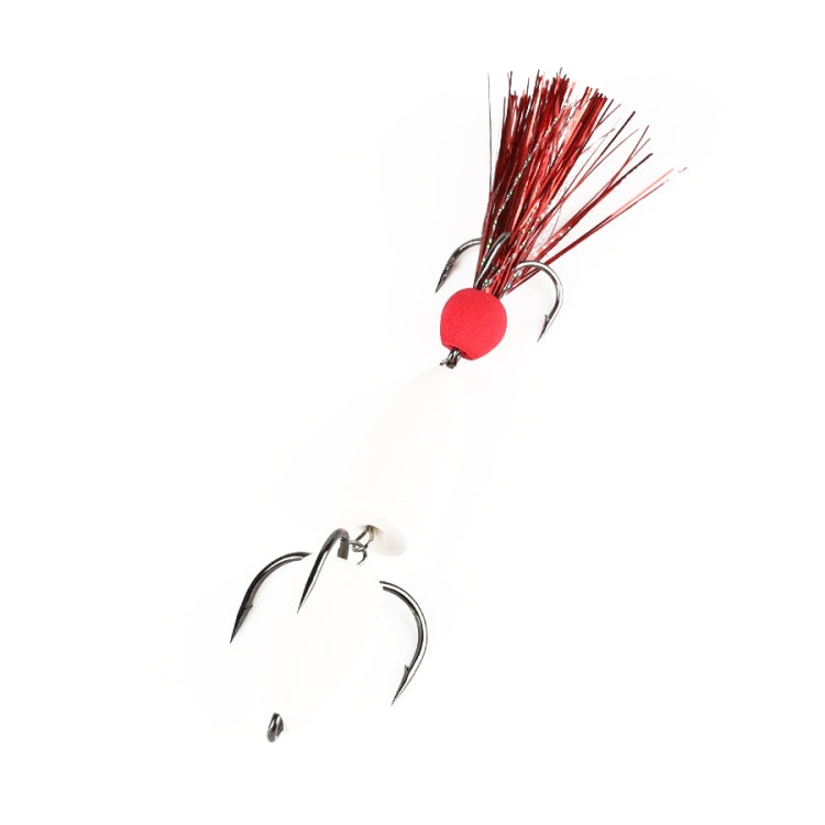 W.P.E PMG-M Foam Hook Soft Worm Bait Three Anchor Hook Fake Lures, Size: M(28)